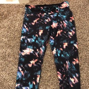 multi-colored leggings